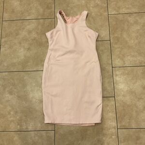 Lulu's Blush Pink Midi Dress